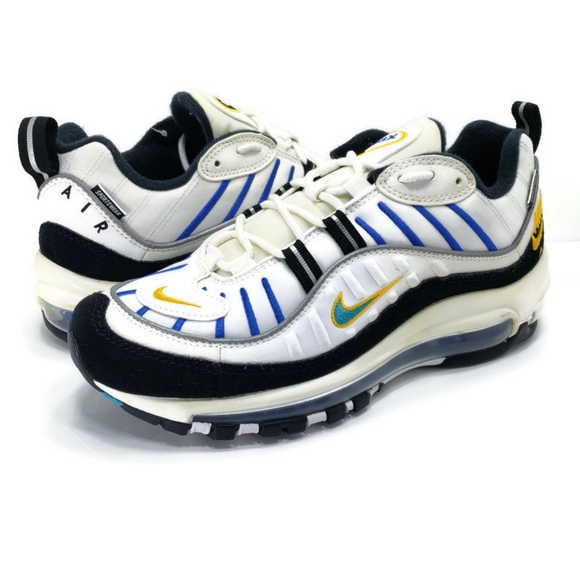 NEW Nike Air Max 98 White Teal Nebula Un - Picture 3 of 8